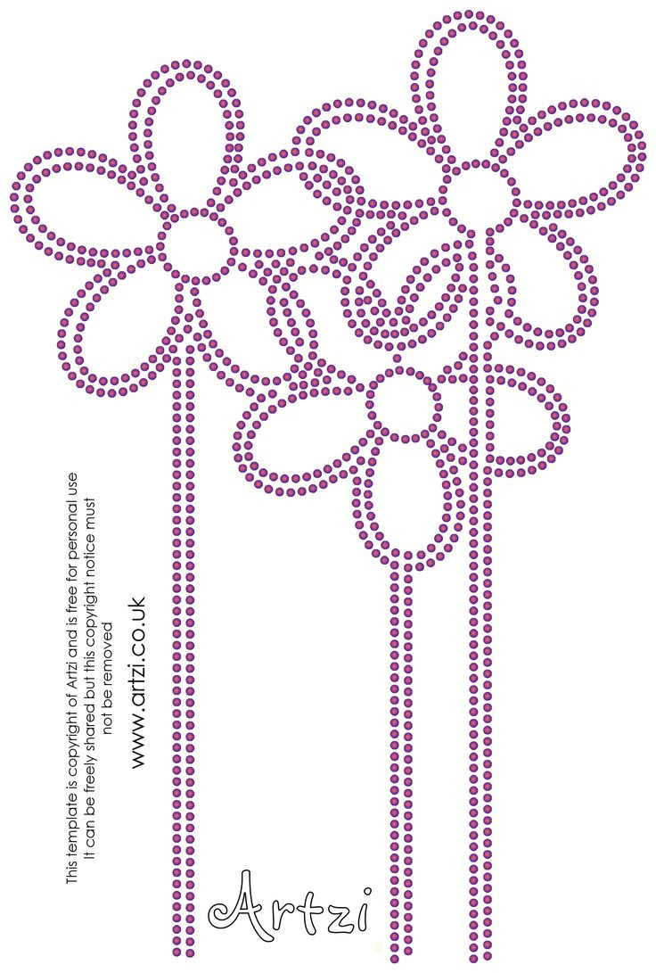 Pin Page intended for Free Rhinestone Patterns Printable