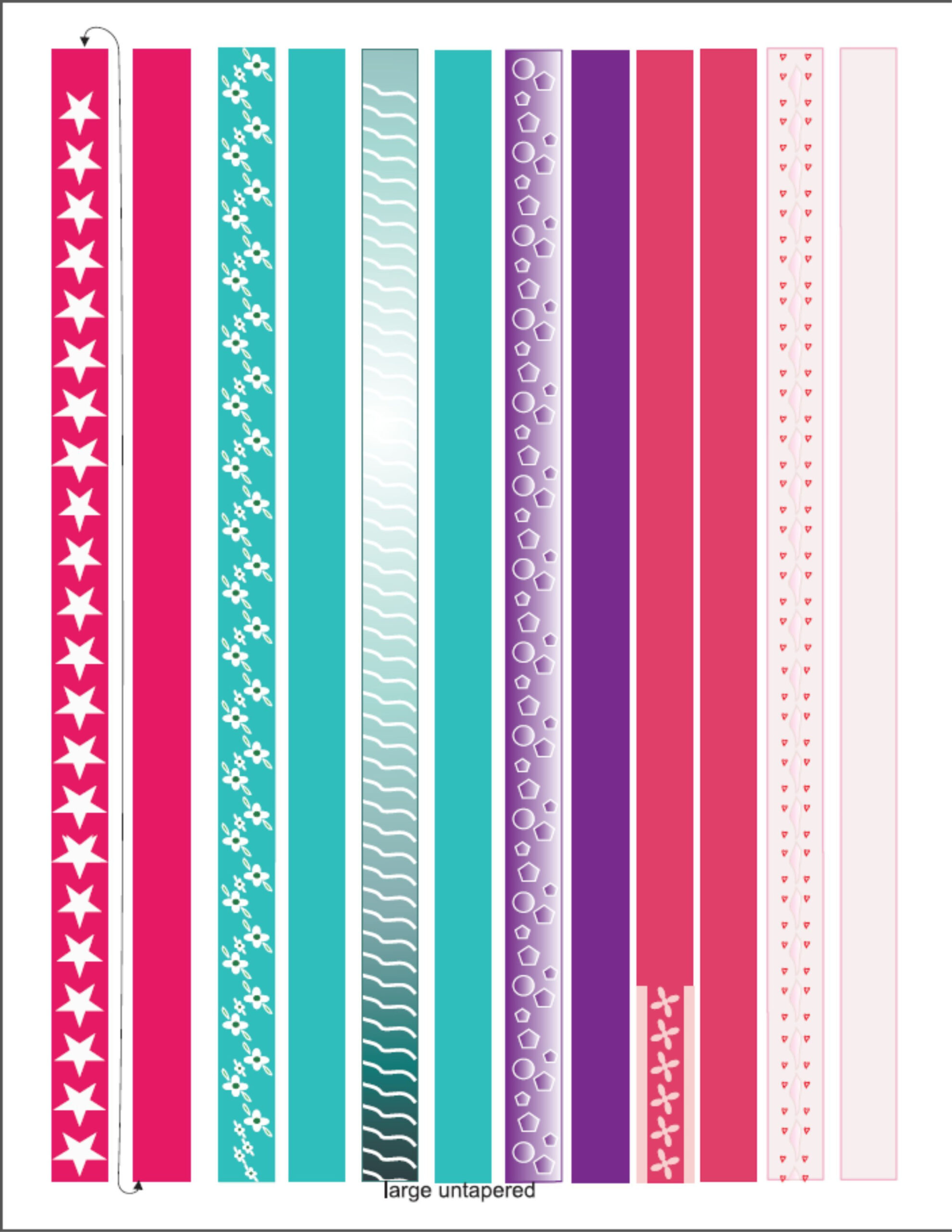 Pin Page regarding Free Printable Paper Bead Template