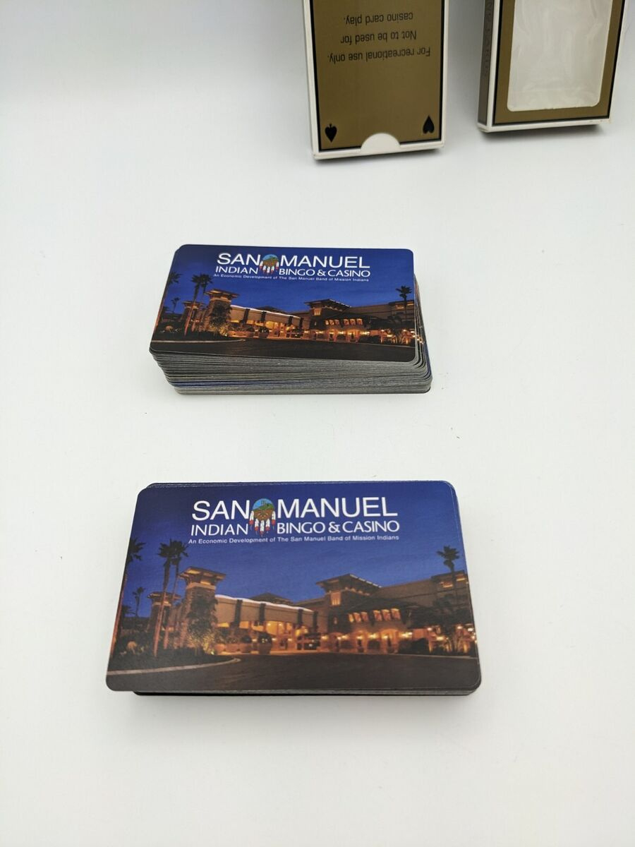 Playing Cards Casino Souvenir X 2 San Manuel Indian Bingo &amp;amp; Casino in San Manuel Indian Bingo and Casinothree Card Poker