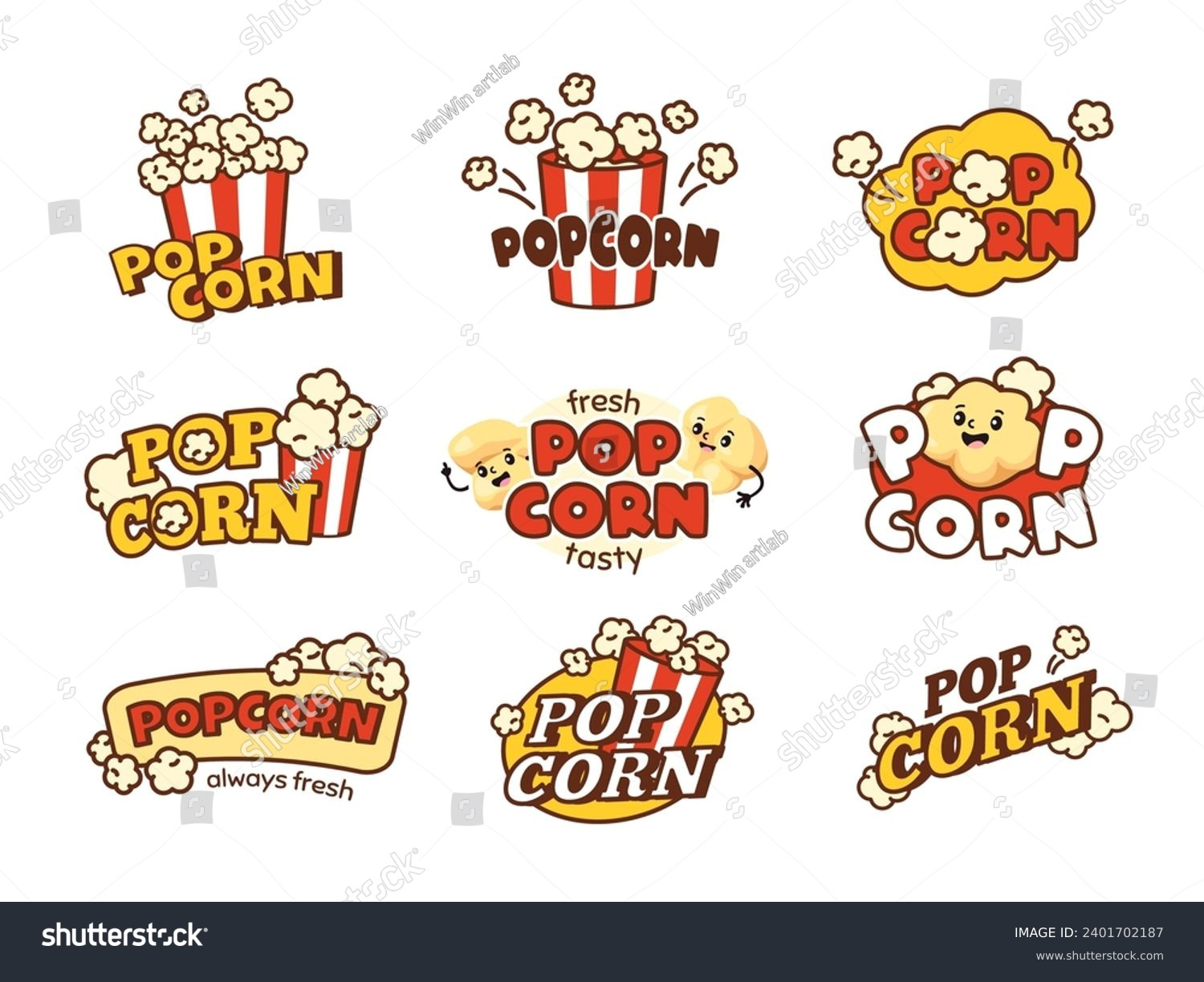 Popcorn Label Photos, Images &amp;amp; Pictures | Shutterstock regarding Free Printable Popcorn Sign