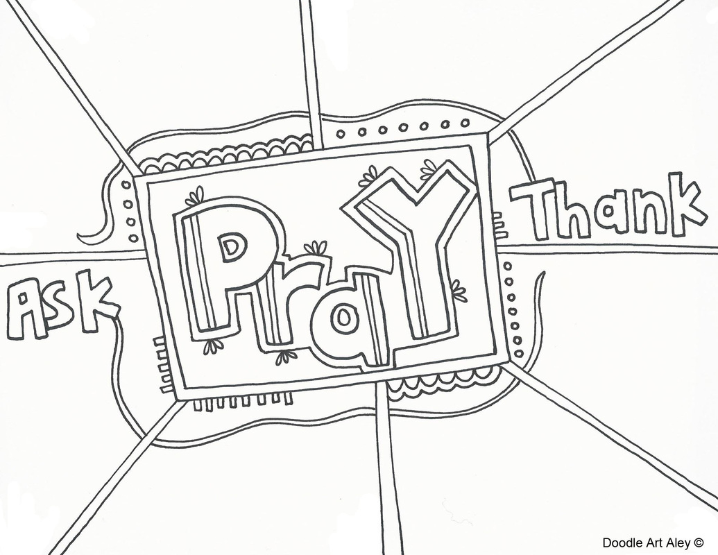 Prayer Coloring Pages - Religious Doodles with regard to Free Printable Prayer Coloring Pages