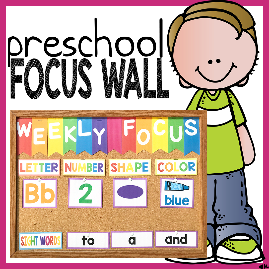 Preschool Weekly Focus Wall inside Free Focus Wall Printables