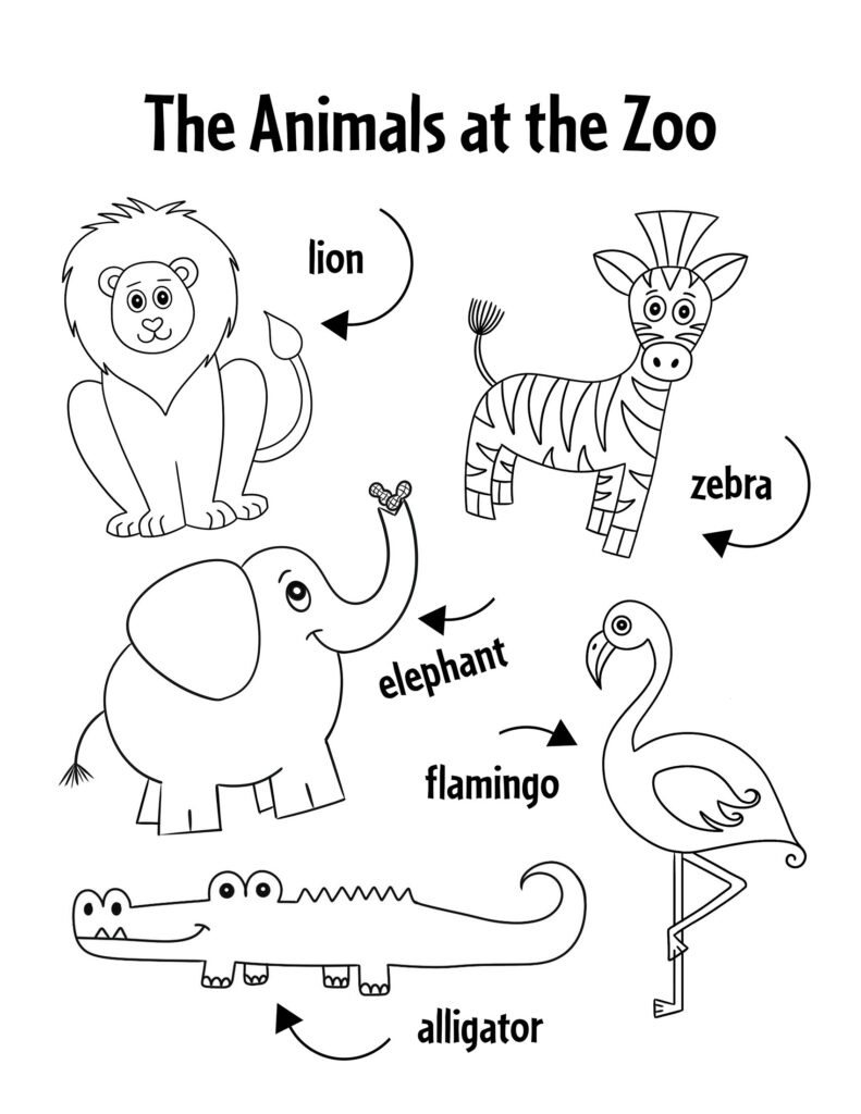 Preschool Zoo Theme Lesson Plan With Free Zoo Printables! The with Free Zoo Printables For Preschool