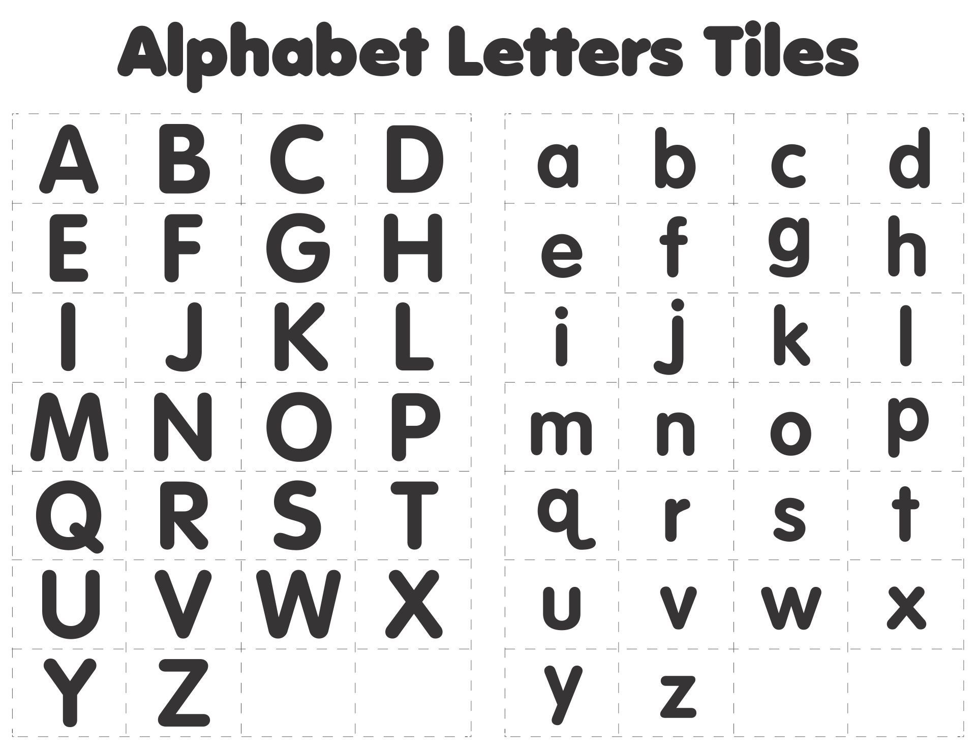 Printable Alphabet Letter Tiles - This Reading Mama - Worksheets throughout Alphabet Letter Tiles Printable