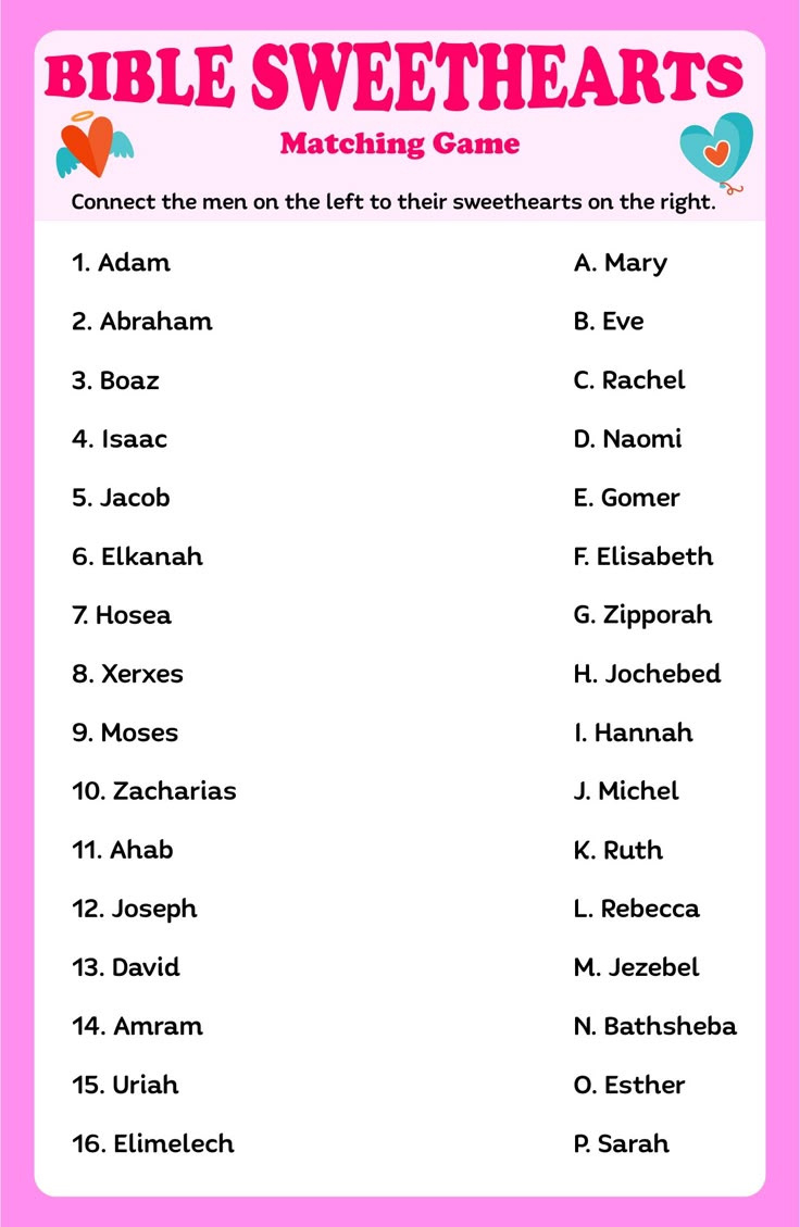Printable Bible Matching Game | Bible Games, Bible Quiz Games within Bible Matching Game Printable