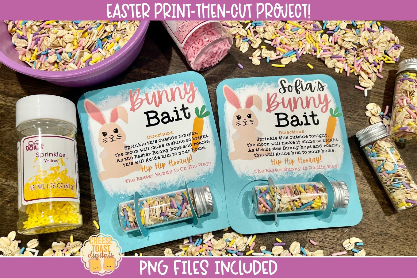 Printable Bunny Bait Card | Easter Bunny Food Png intended for Free Printable Bunny Bait