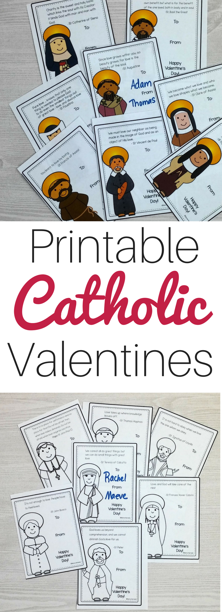 Printable Catholic Valentines For Kids (And Moms, Too!) - The pertaining to Free Printable Catholic Valentines