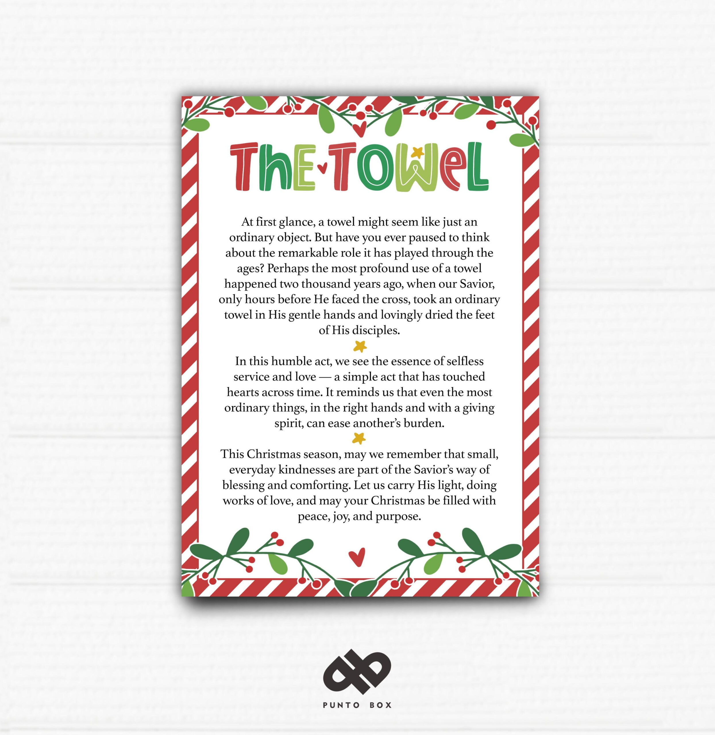 Printable Christmas Tags. Christmas Towel Poem. Religious Tags with regard to Christmas Towel Poem Free Printable