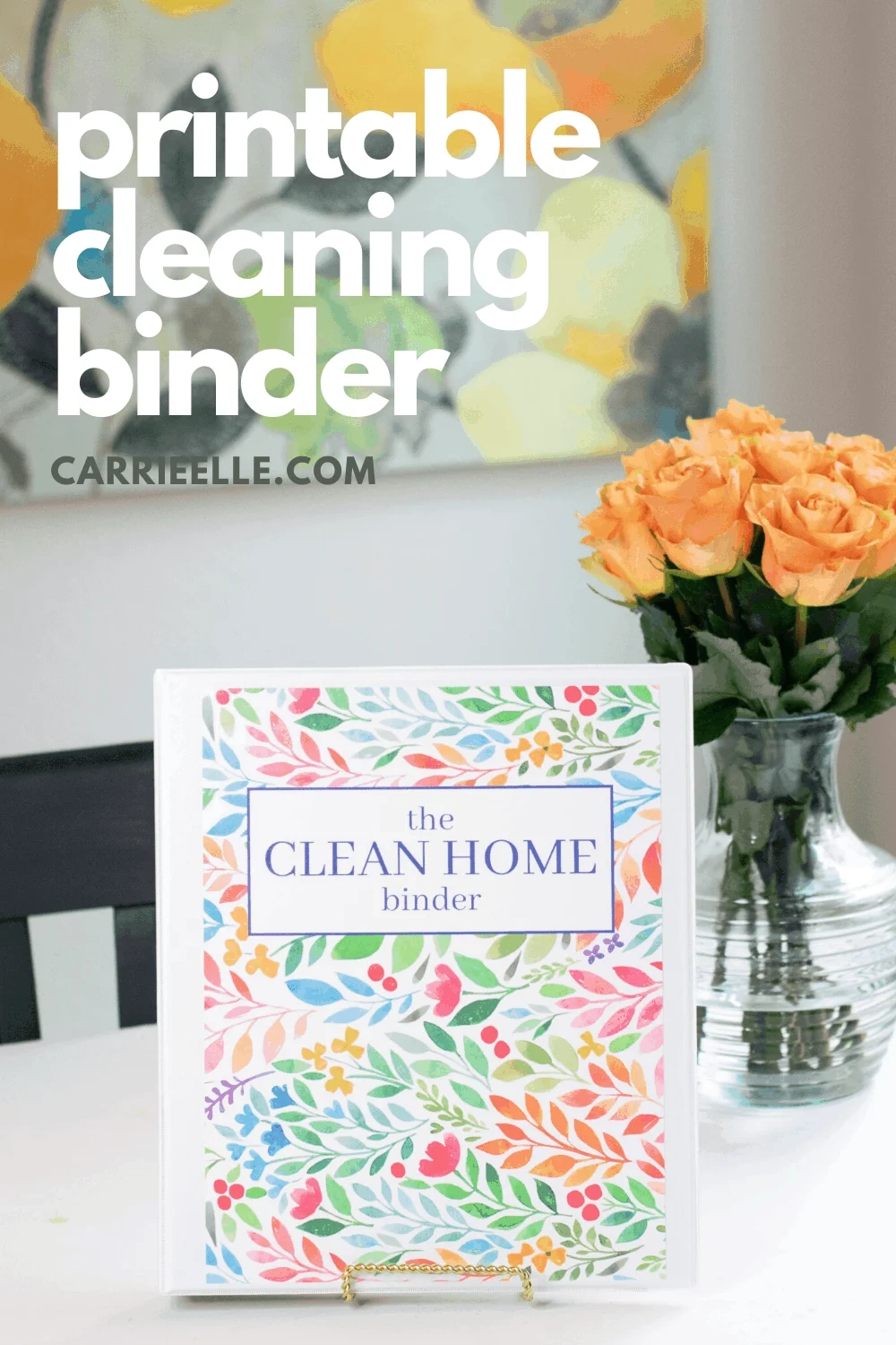 Printable Cleaning Binder - Carrie Elle pertaining to Cleaning Binder Free Printables