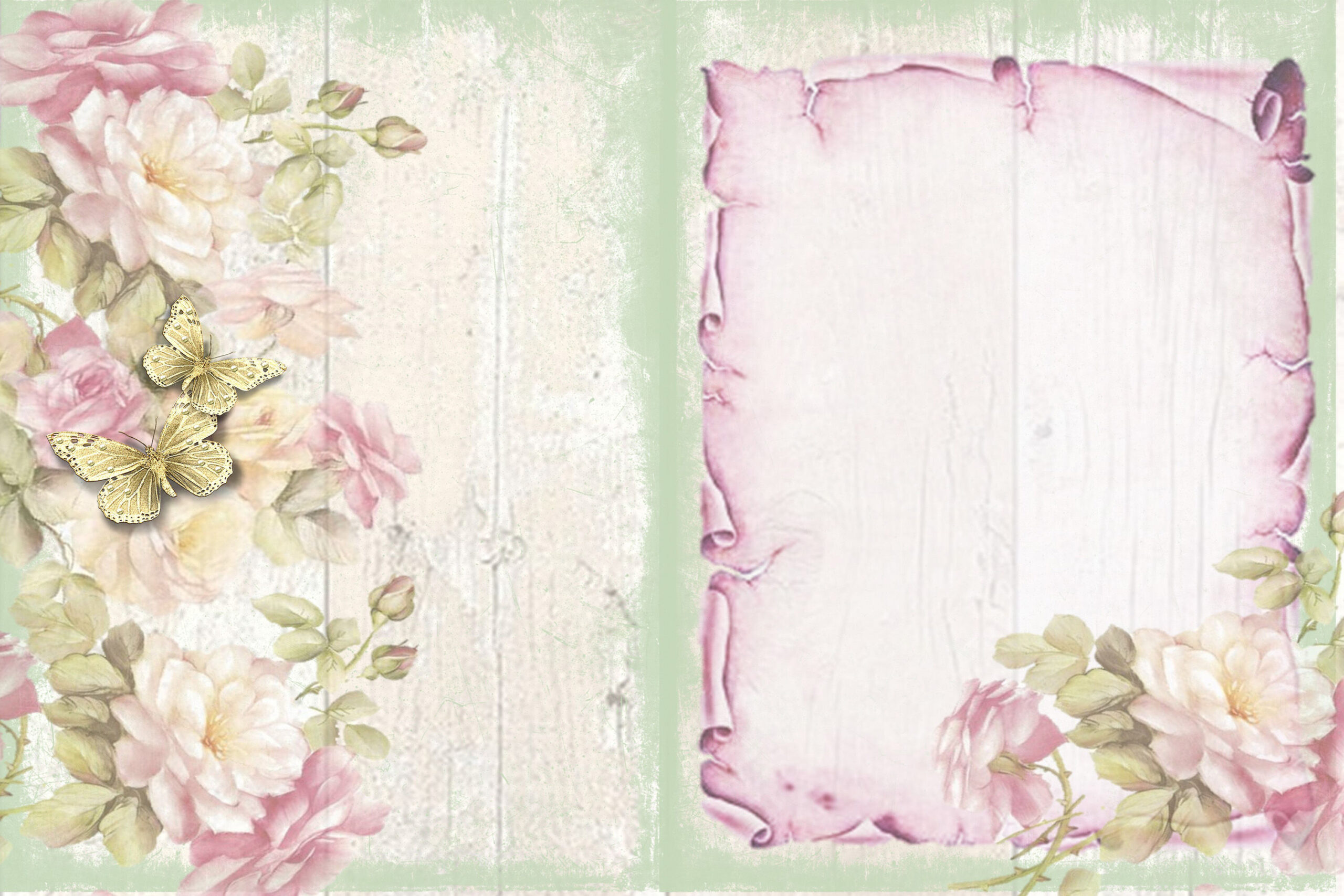 Printable Journal Kit Shabby Chic With Free Ephemera And Clipart inside Shabby Chic Free Printables