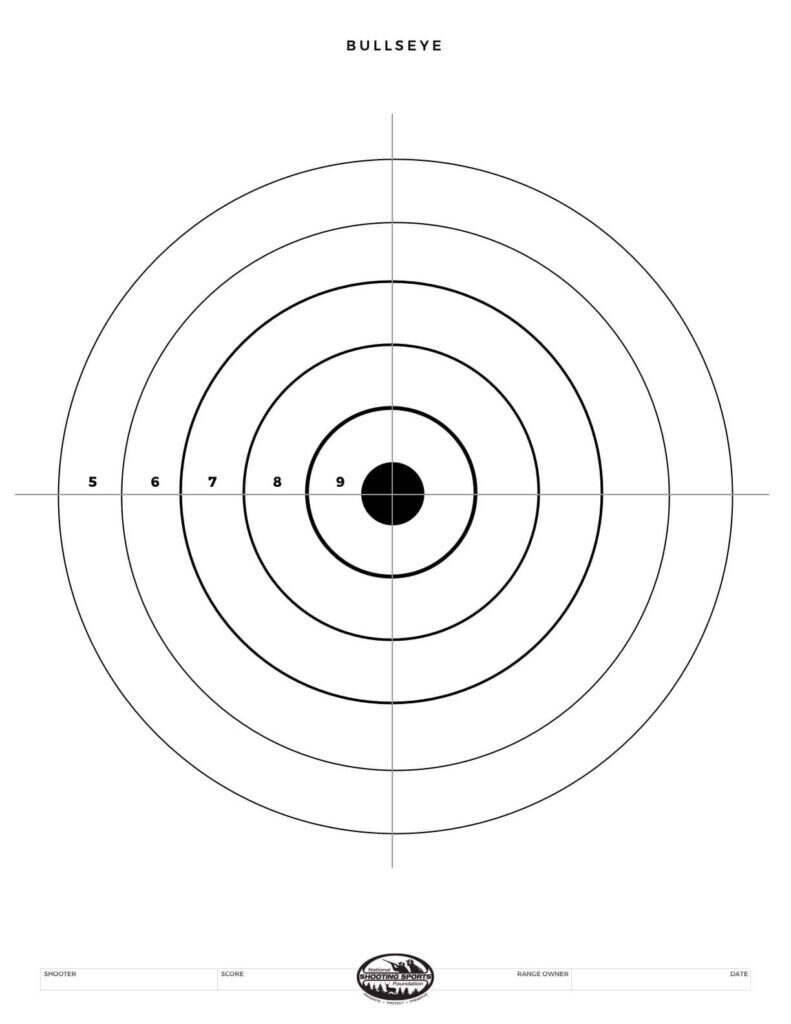 Printable Shooting Targets And Gun Targets • Nssf in Printable Rifle Targets Free