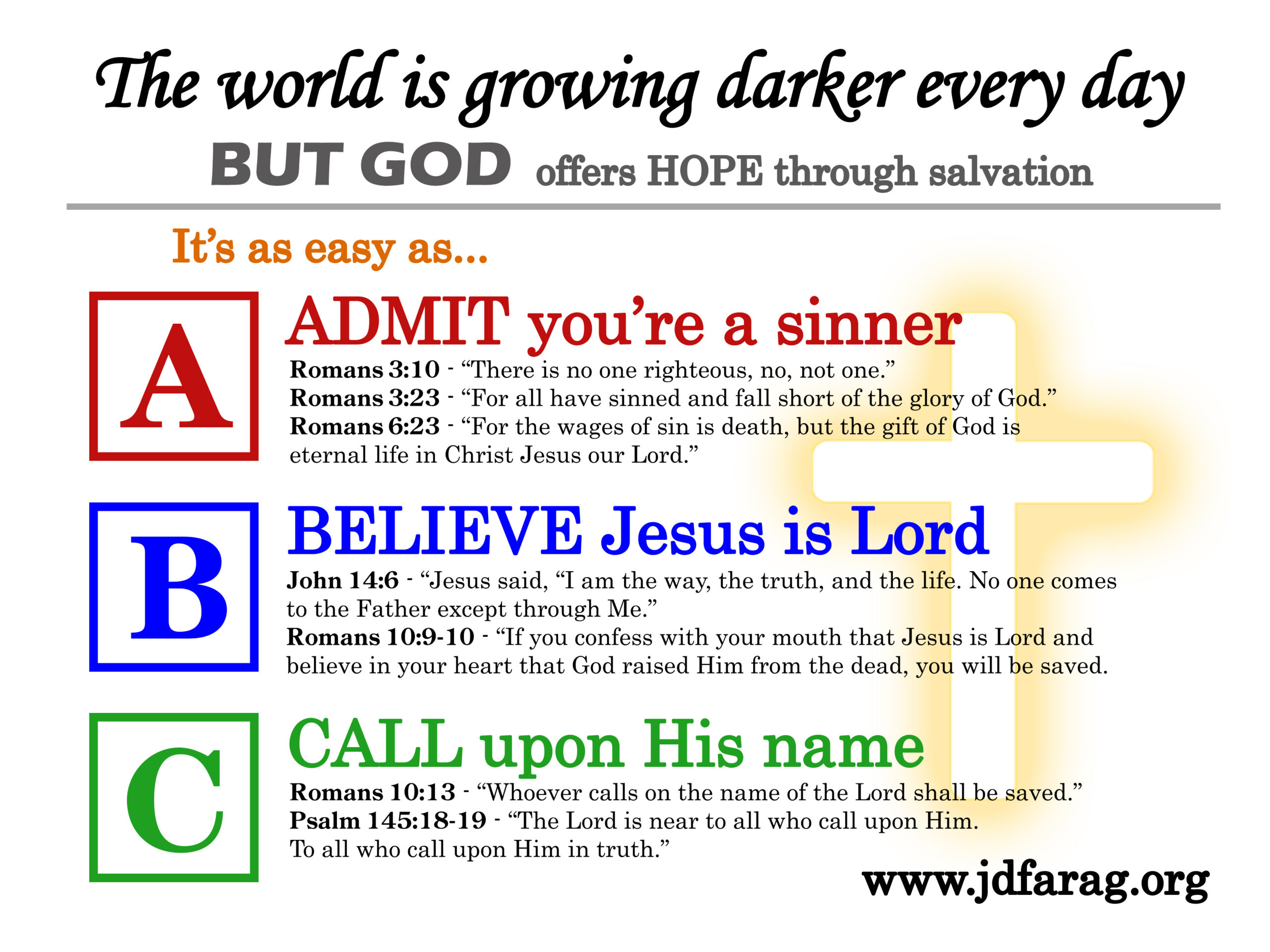 Printable Tracts in Free Printable Abc of Salvation Printable