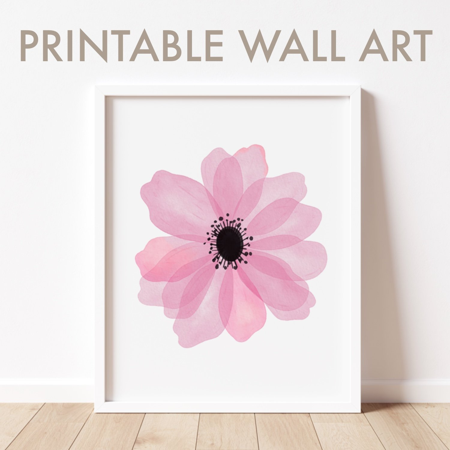 Printable Wall Art — Color With Kendi: Procreate Tutorials + Brushes with Printable Pink Wall Art