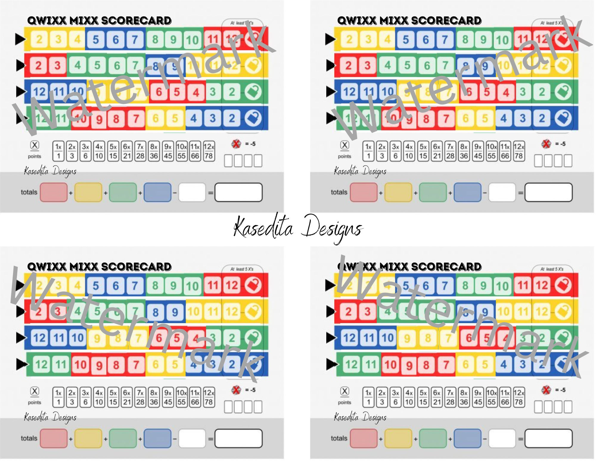 Qwixx Mixx Printable Scoresheets | Qwixx Mixx Scorepad | Qwixx Mixx Scoresheet | Qwixx Mixx | Quixx Game | Qwixx Game | Dice Game Gift Ideas with Qwixx Score Sheets Printable Free