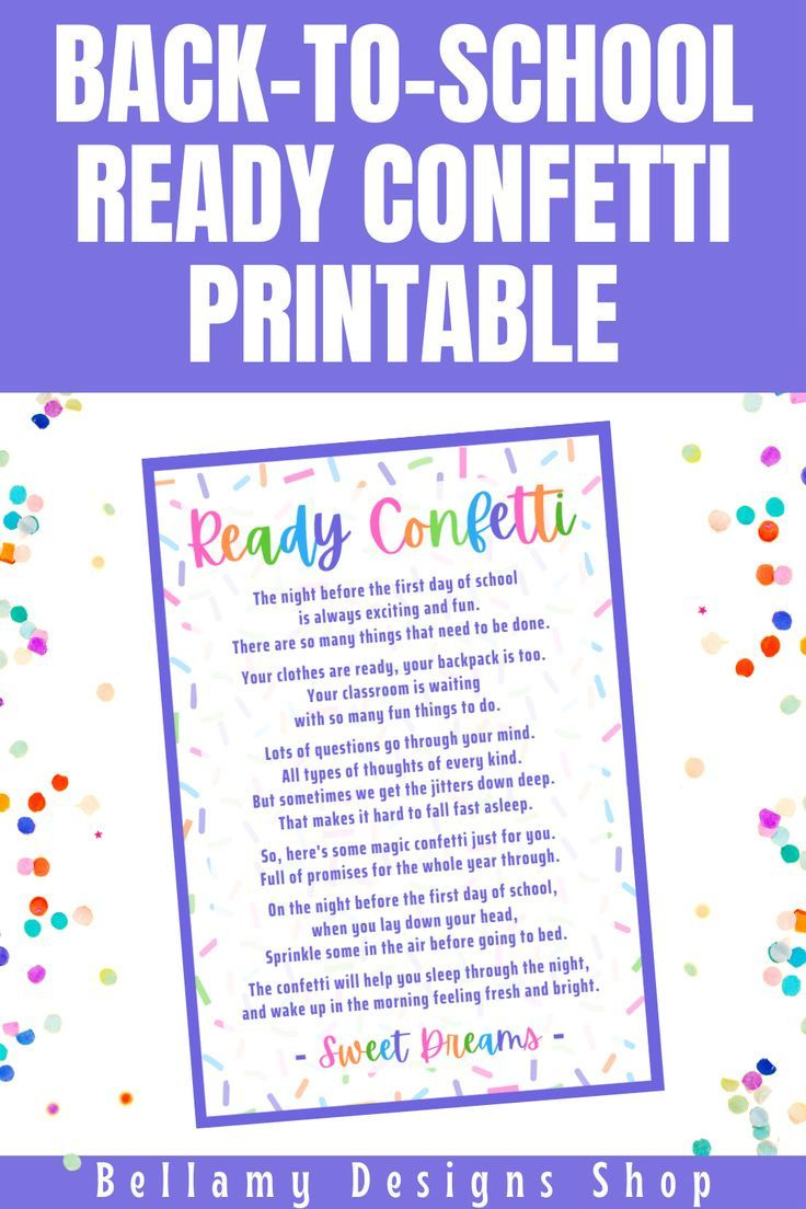 Ready Confetti Poem Printable throughout Ready Confetti Free Printable