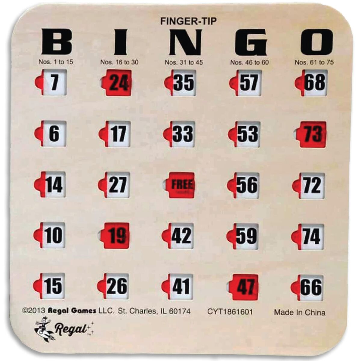 Regal Bingo Bulk Bingo Cards With Sliding Windows - Reusable Large regarding Bingo Cards With Sliding Windows
