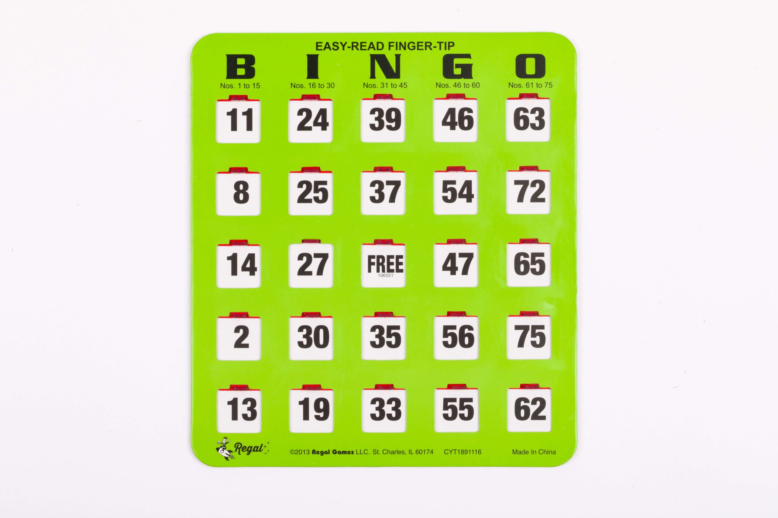 Regal Games, Fingertip Shutter Slide Bingo Set With Master Board inside Bingo Games With Slide Cards