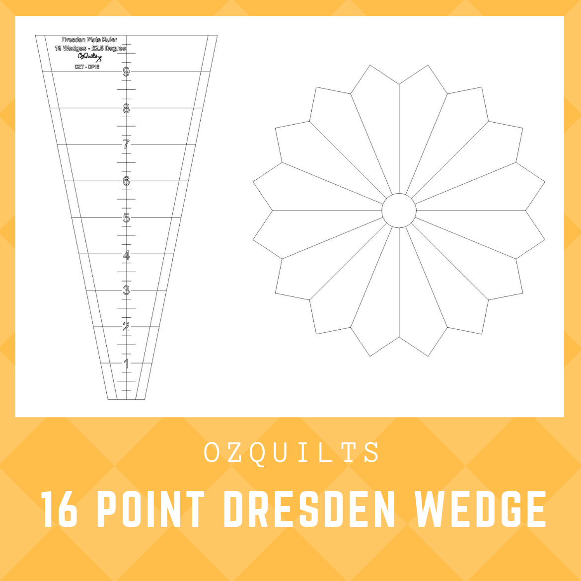 Rulers :: Wedges &amp;amp; Dresdens :: Dresden Plate Template For 10&amp;quot; Squares within Free Dresden Plate Template Printable