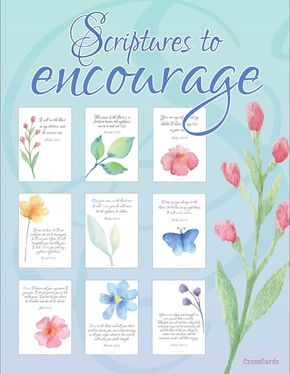 Scripture To Encourage You - Free Printable Printable - Download Free within Free Printable Bible Verses For Encouragement