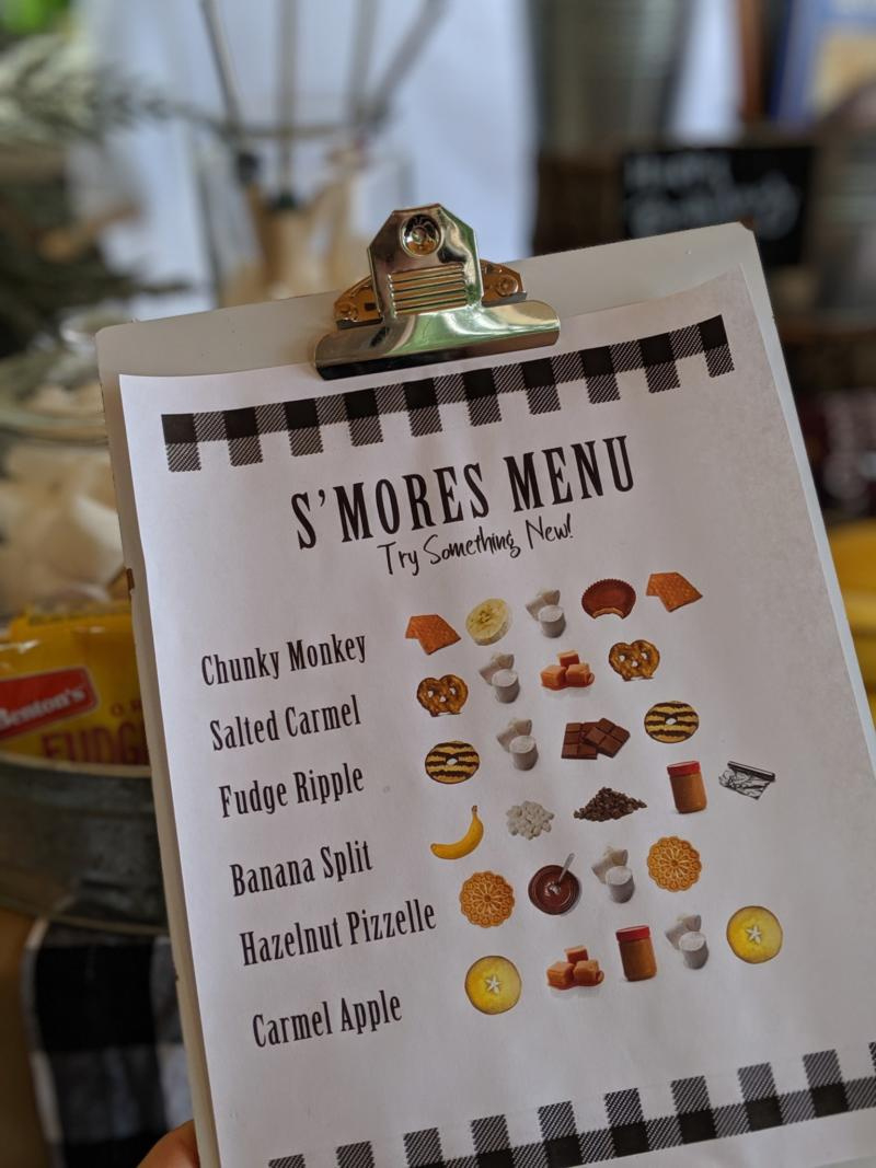 S&amp;#039;Mores Bar With Printable Menu &amp;amp; Healthy S&amp;#039;More Alternatives in Free Printable Mores Menu