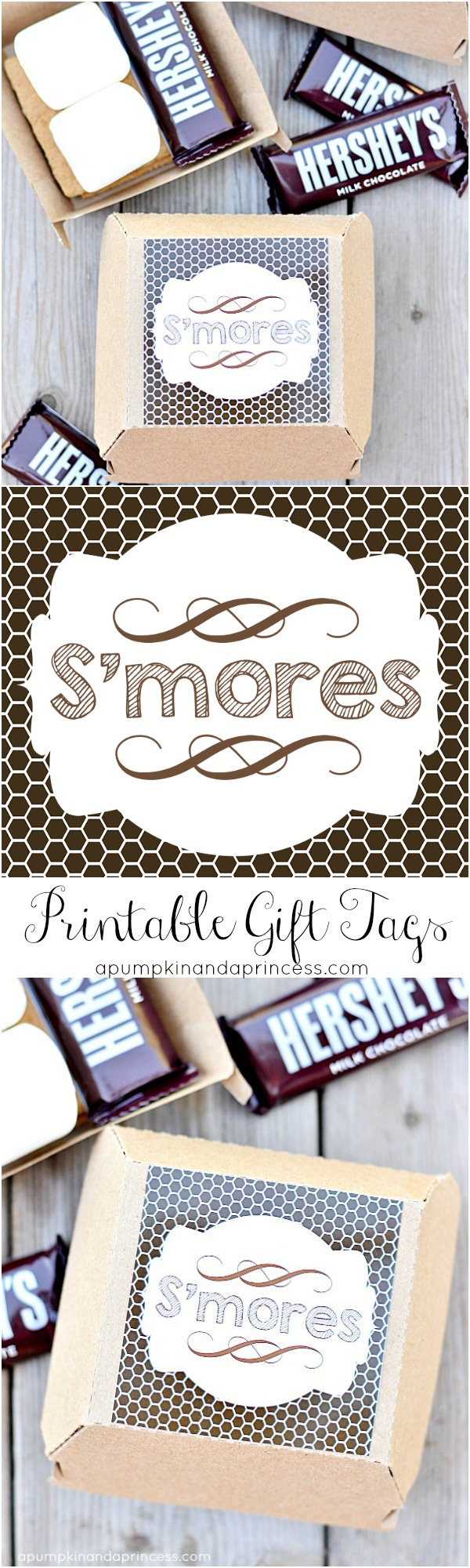 S&amp;#039;Mores Printable Gift Tags - Party Favors - A Pumpkin And A Princess pertaining to Free Printable Smores Tags