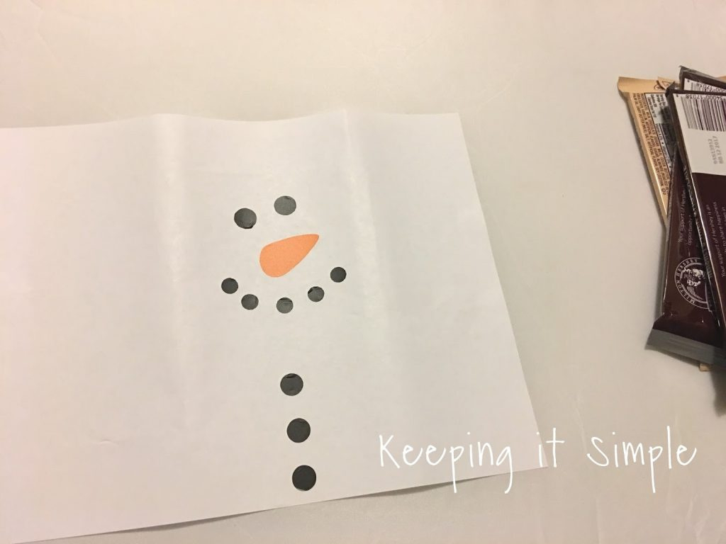 Snowman Candy Bar Neighbor Or Teacher Gift With Free Printable regarding Free Snowman Candy Bar Wrapper Printable