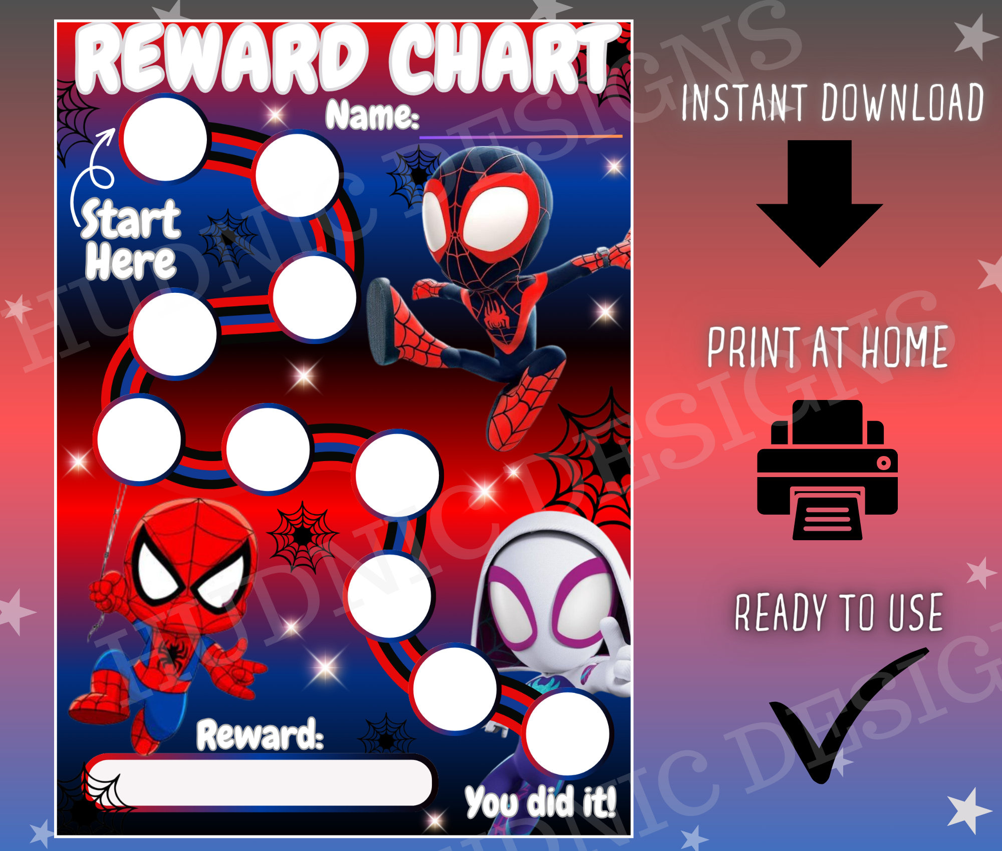 Spiderman Rewards Chart, Kids Chore Chart, Spiderman Reward Chart throughout Spiderman Reward Chart Printable Free