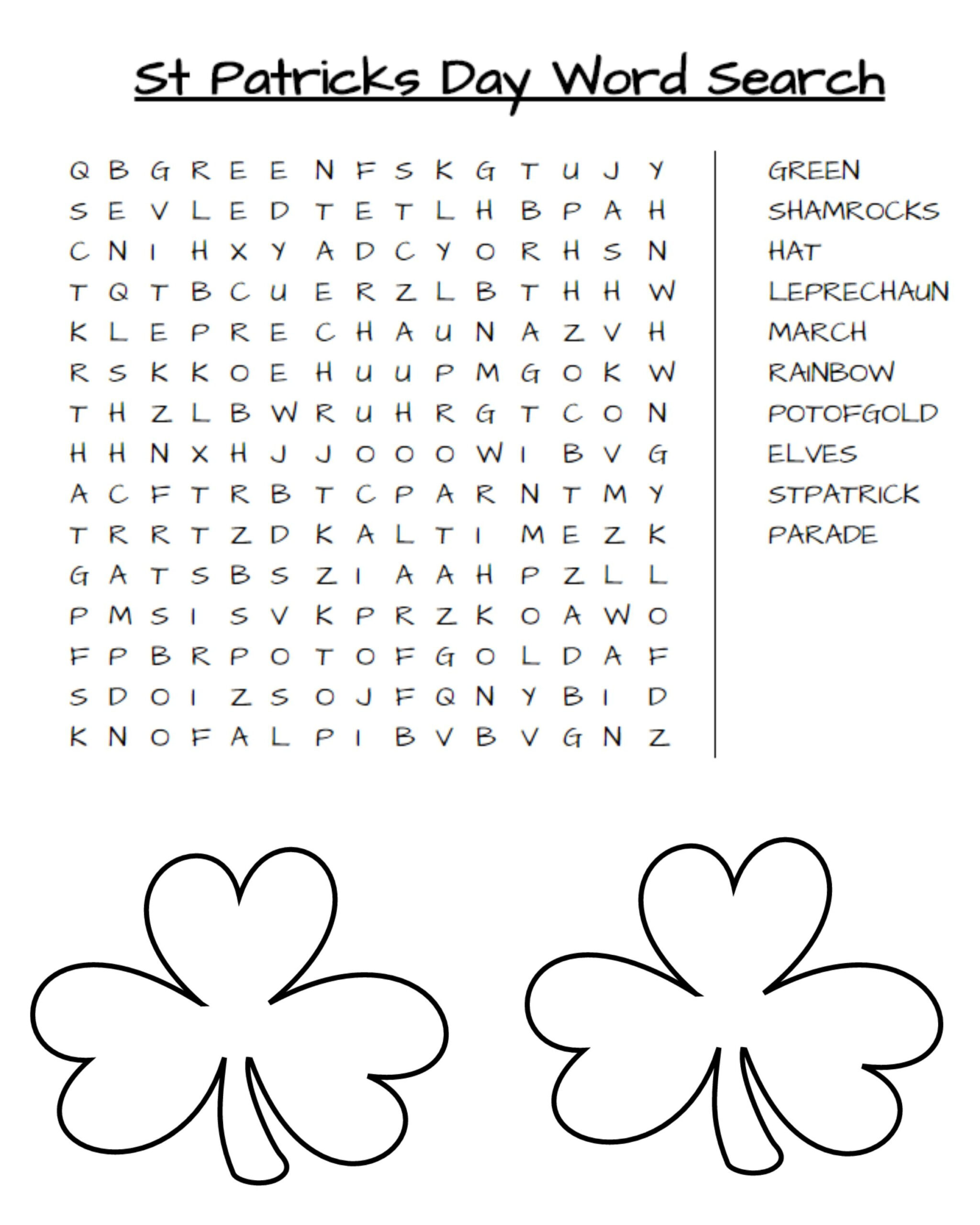 St. Patrick&amp;#039;S Day Word Search Free Printable – Simply Southern Mom regarding Free Printable St Patrick&amp;#039;S Day Word Search