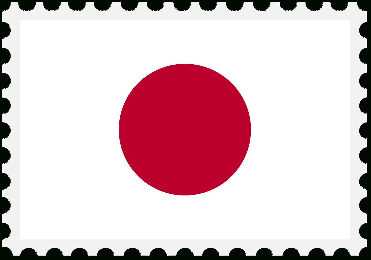 Stamp Japan Flag - Free Vector Clipart Images On Creazilla for Printable Flag Of Japan