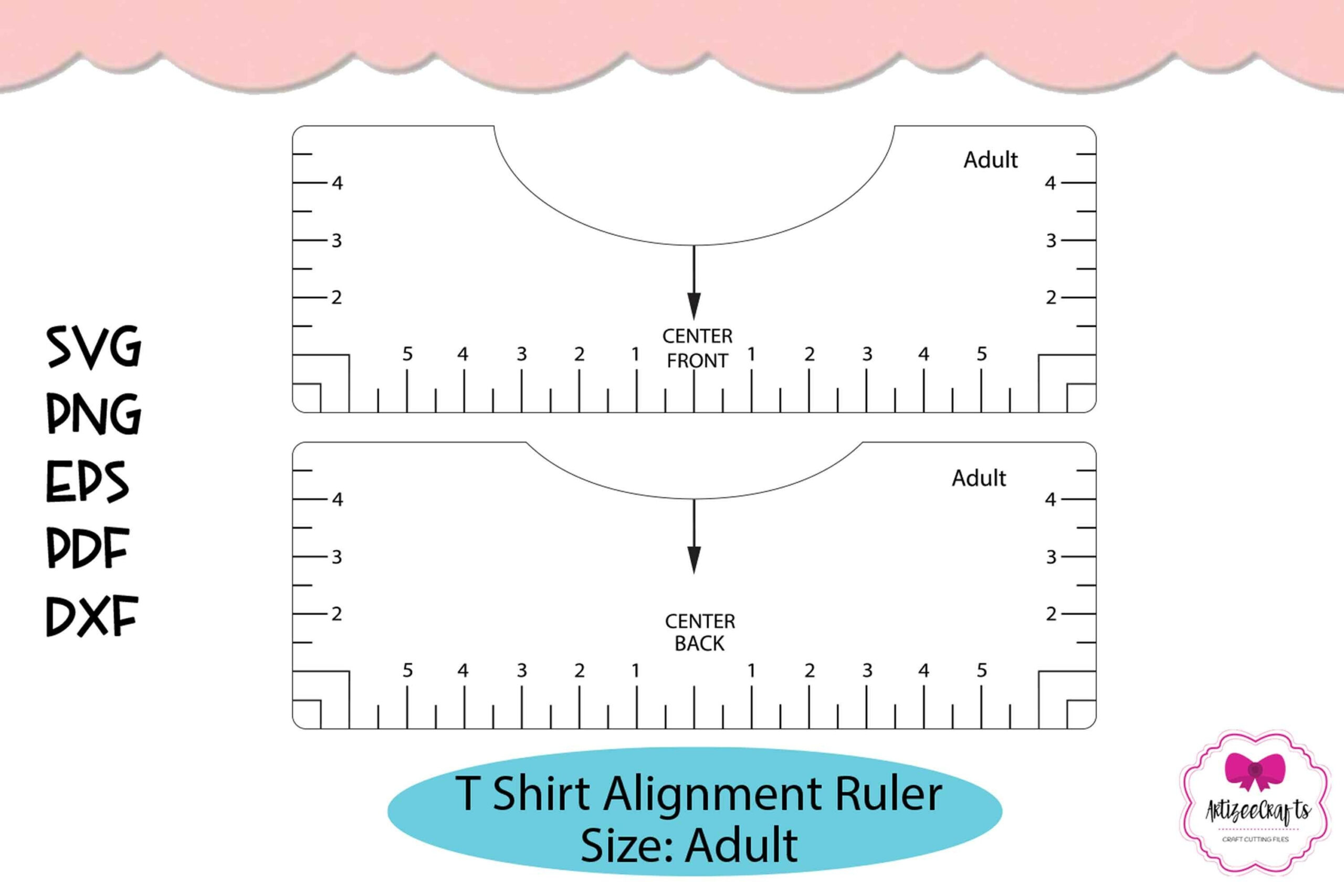 T Shirt Placement Ruler|T Shirt Ruler Svg|T Shirt (1163912) inside Printable T Shirt Ruler Svg Free