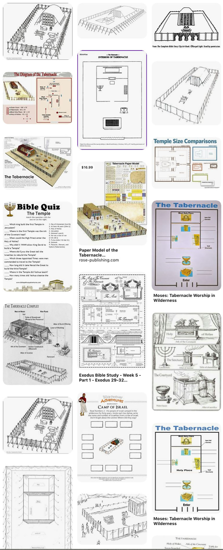 Tabernacle – Printable - Sundayschoolist for Printable Tabernacle Activity Pages