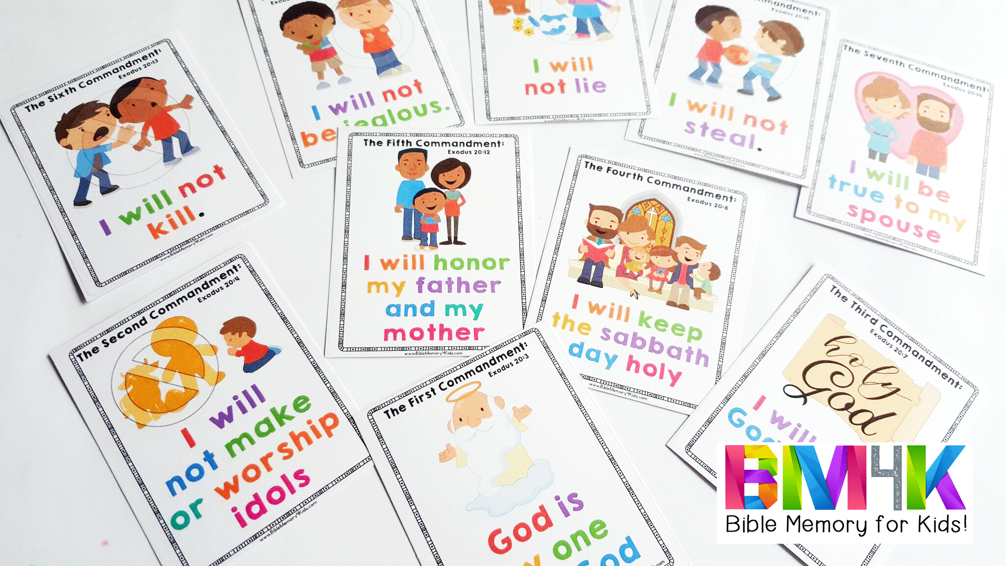 Ten Commandments For Kids pertaining to Free Printable 10 Commandments For Preschoolers