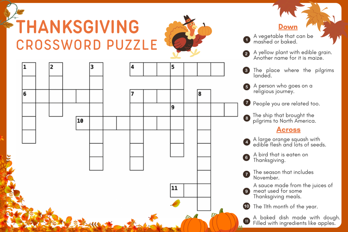 Thanksgiving Crossword Puzzle – Sword &amp;amp; Shield intended for Free Printable Thanksgiving Crossword Puzzles For Adults