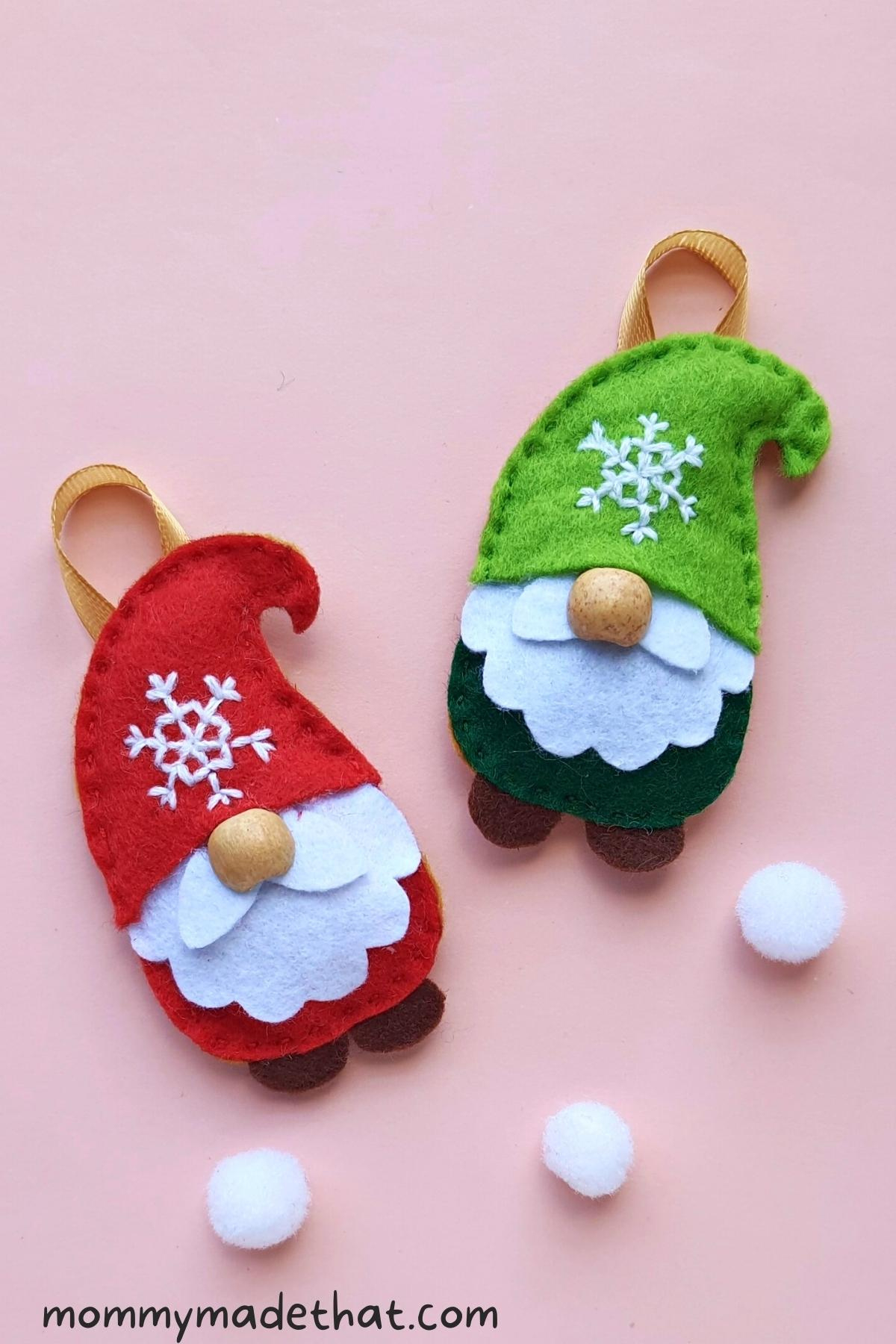 The Cutest Diy Felt Ornaments (With Free Patterns) for Cut Out Free Printable Felt Christmas Ornament Patterns