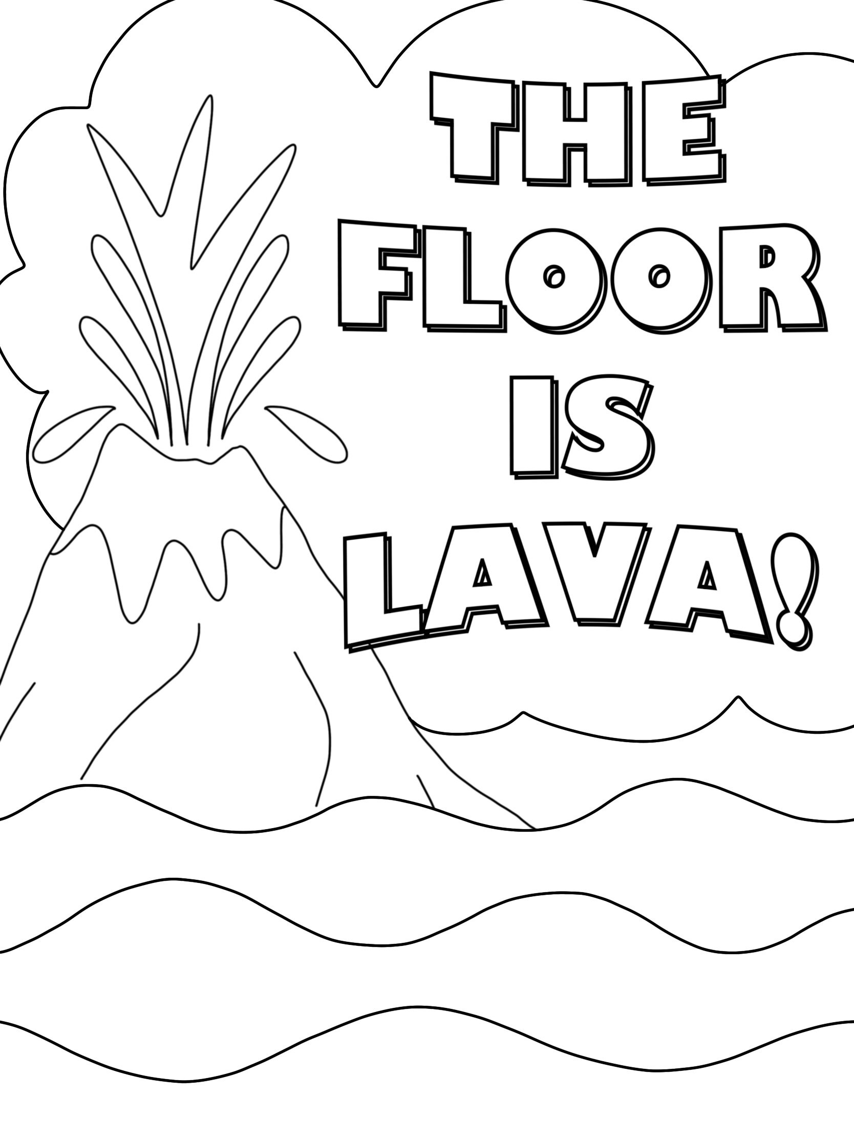 The Floor Is Lava — Amy Barker Willers with regard to Floor Is Lava Printable