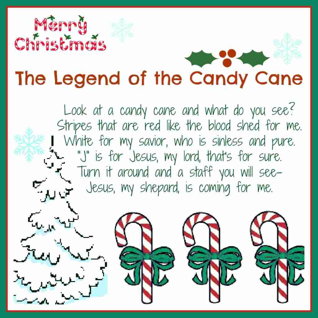 The Legend Of The Candy Cane: Free Printable And A Giveaway for Legend of the Candy Cane Free Printables