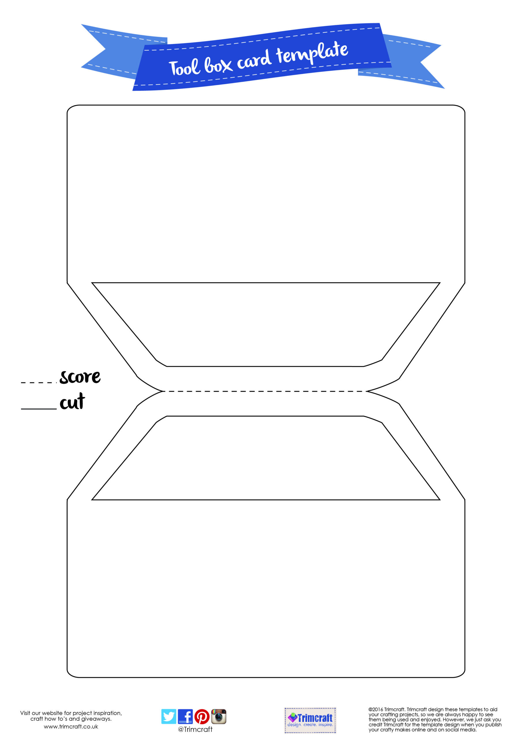 Tool Box Card Template intended for Printable Tool Box Craft