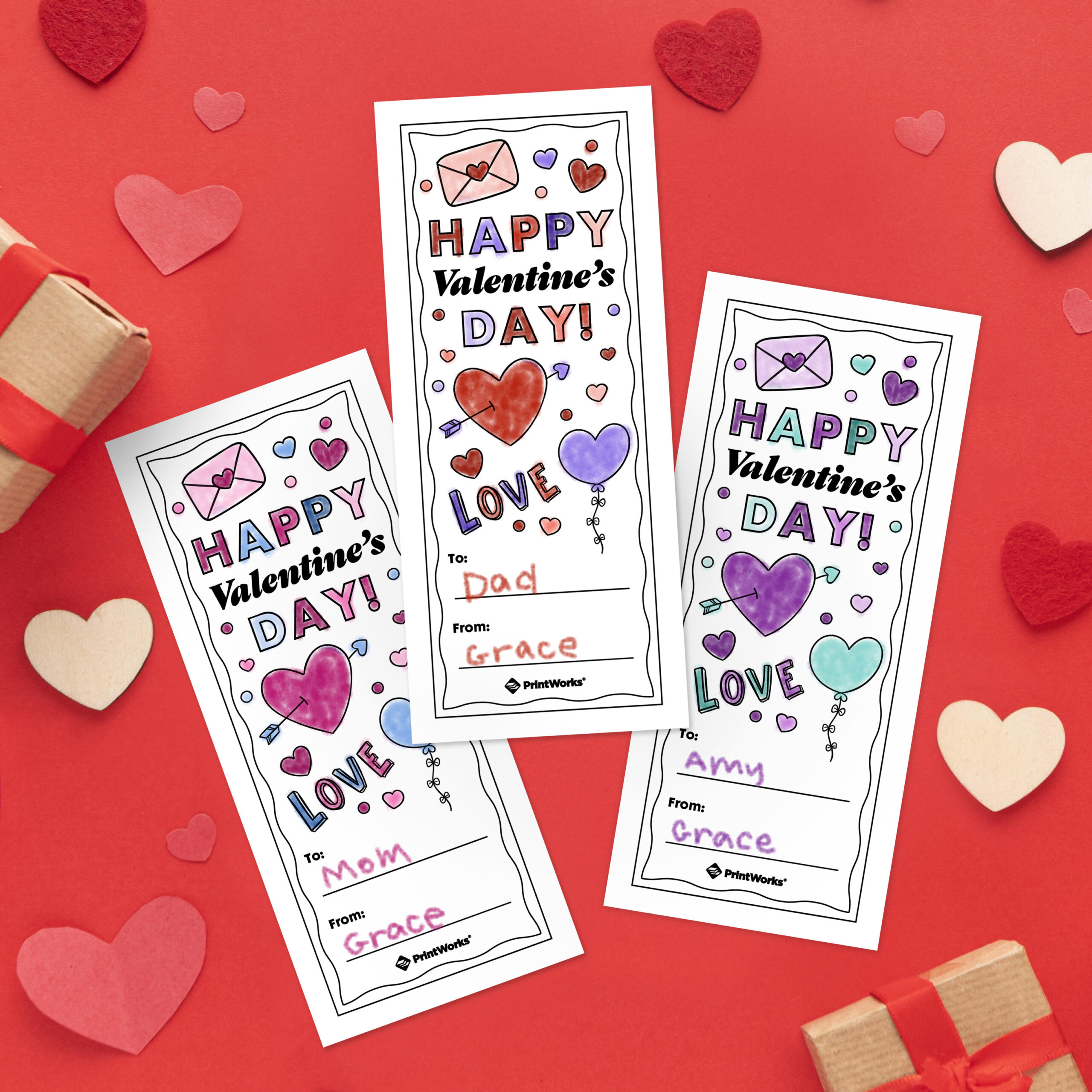 Valentine&amp;#039;S Bookmarks - Free Printable Download with Free Printable Valentines Bookmarks