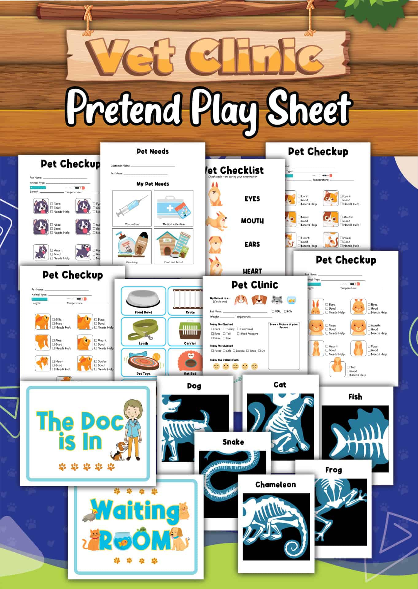 Vet Pretend Play Activities | Free Printable inside Vet Role Play Free Printables