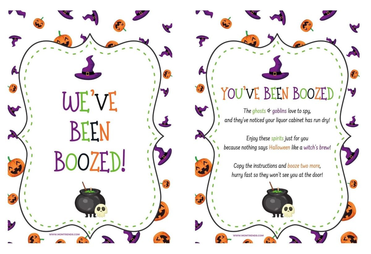 We&amp;#039;Ve Been Boozed! {Free Printable} - Momtrends with regard to We&amp;#039;Ve Been Boozed Free Printable