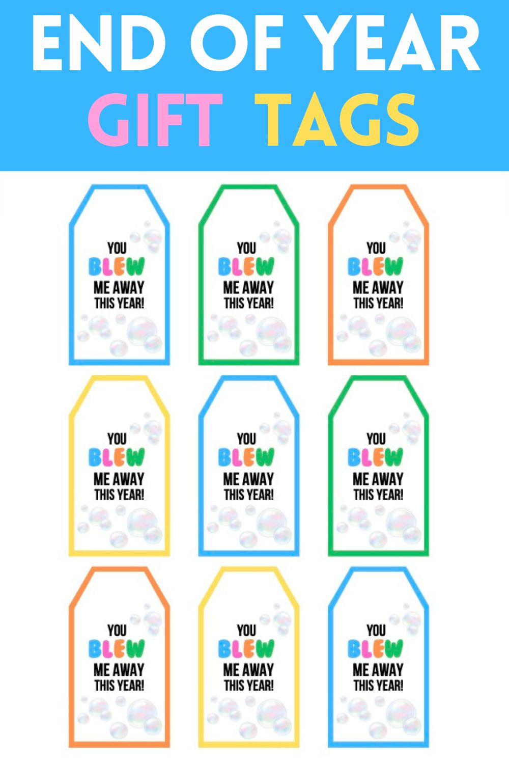 You Blew Me Away Printable Gift Tags - with You Blew Me Away This Year Tags Free Printable