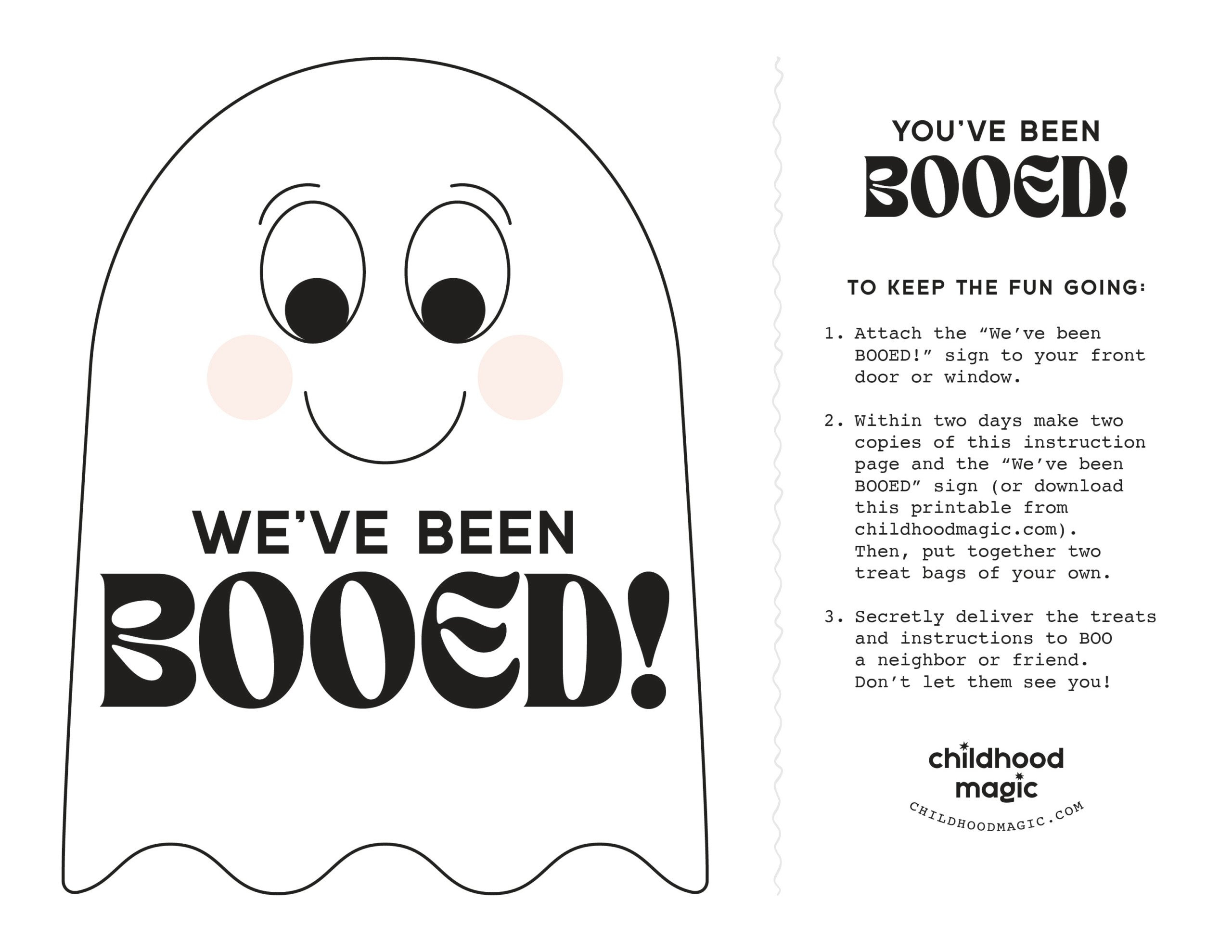Free You ve Been Booed Printables FREE Printable HQ
