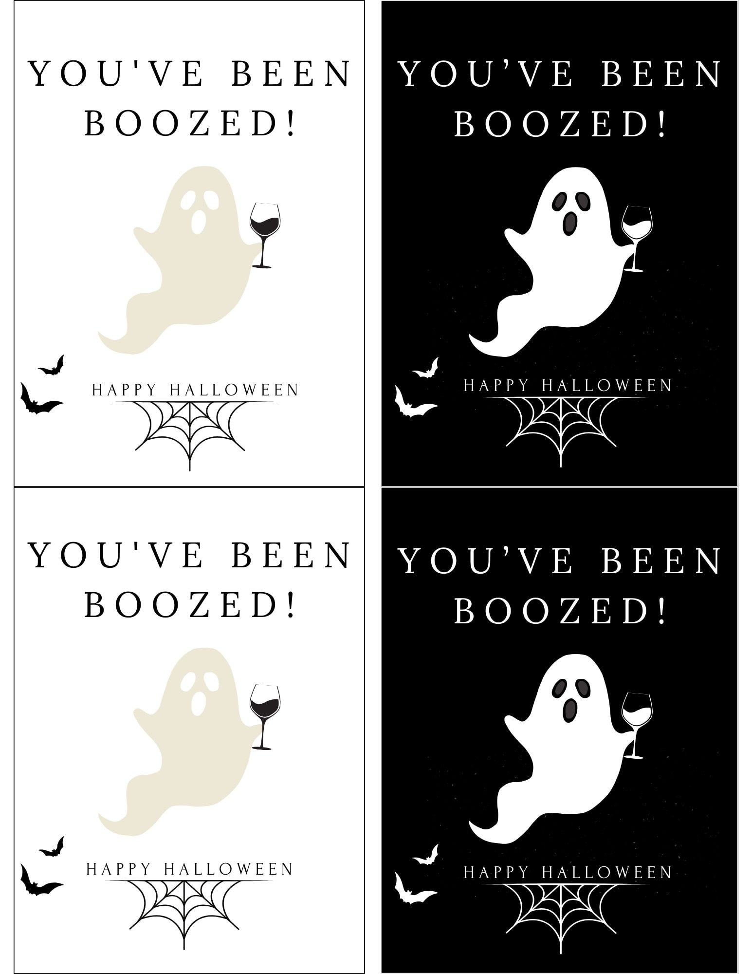 You&amp;#039;Ve Been Boozed Wine Game! (Free Printables) intended for We&amp;#039;Ve Been Boozed Free Printable