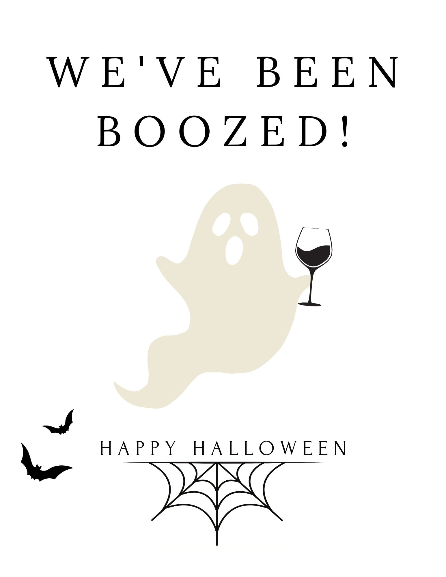 You&amp;#039;Ve Been Boozed Wine Game! (Free Printables) pertaining to We&amp;amp;#039;ve Been Boozed Free Printable