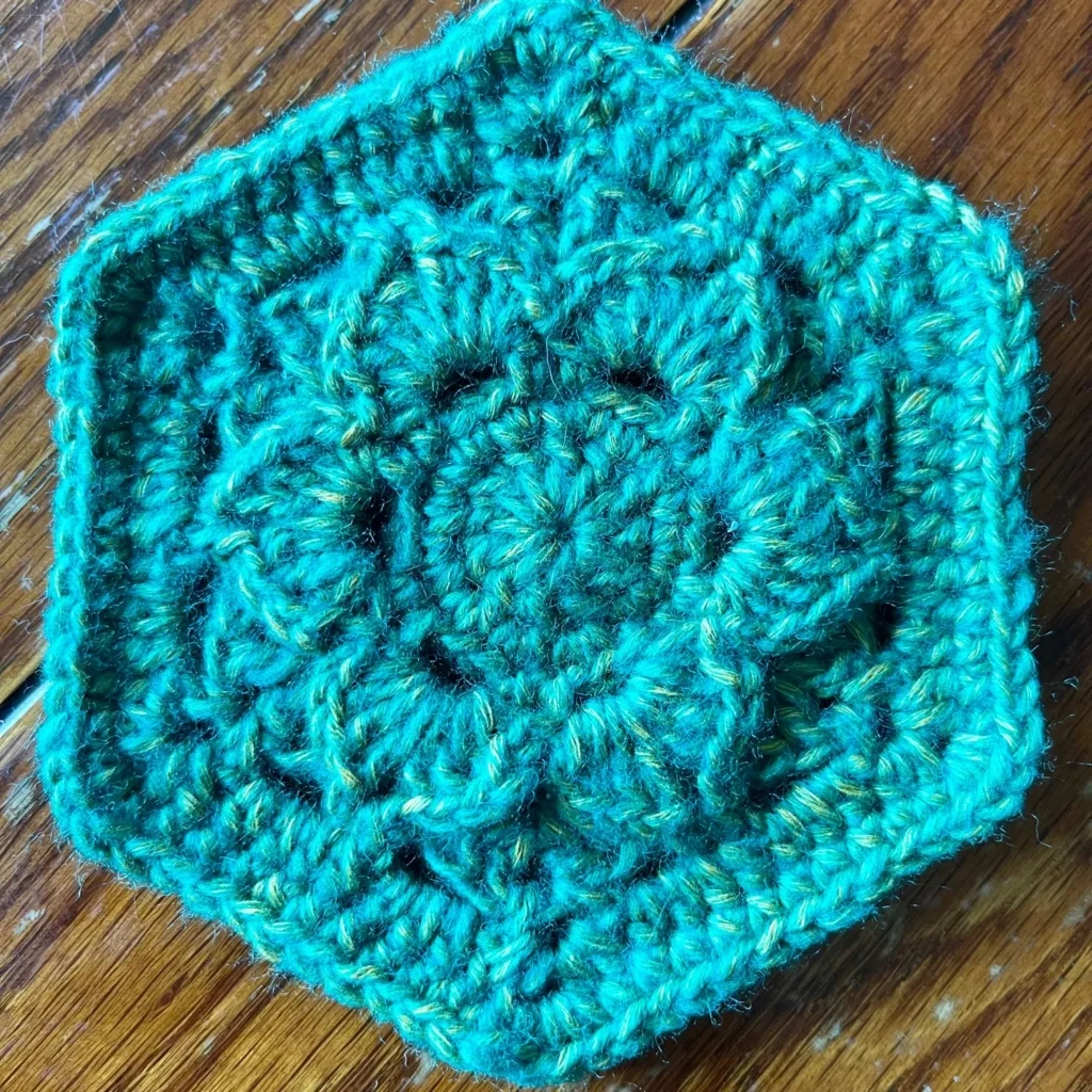 10 Free Crochet Hexagon Patterns in Free Printable Hexagon Crochet Pattern