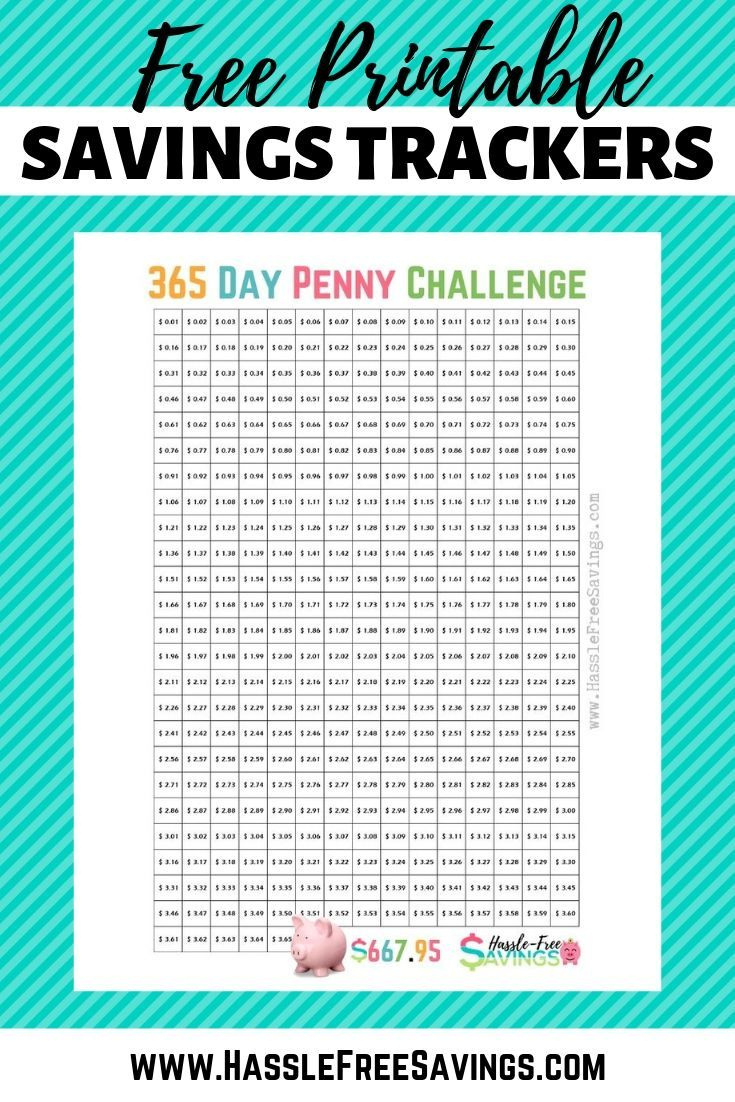 10 Penny Challenge Variations To Jump Start Your Savings regarding Penny Challenge Printable Free