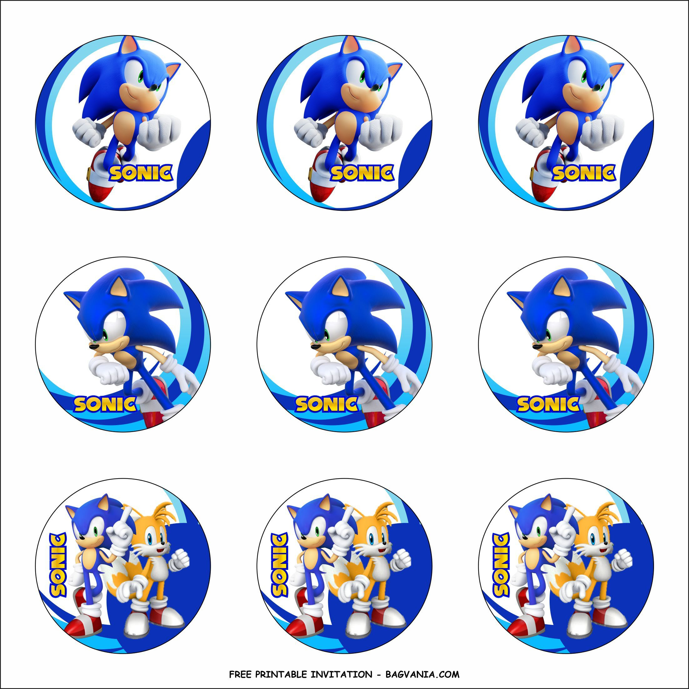 10 Sonic Party Ideas | Sonic Party, Sonic Birthday Parties, Sonic inside Free Printable Sonic Cupcake Toppers Printable