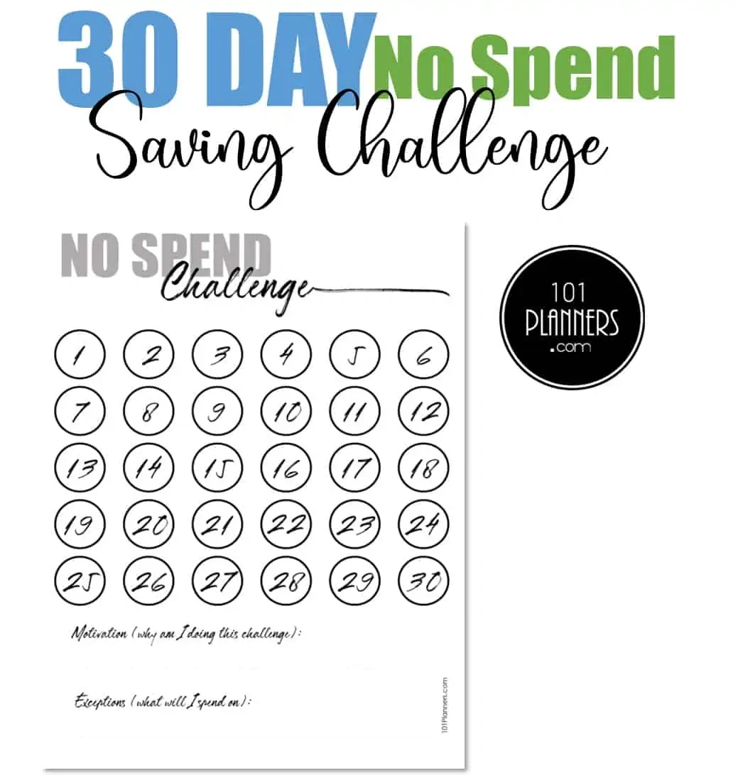 11 Money Saving Challenge Ideas With Free Printables within 30 Day Money Saving Challenge Printable Free