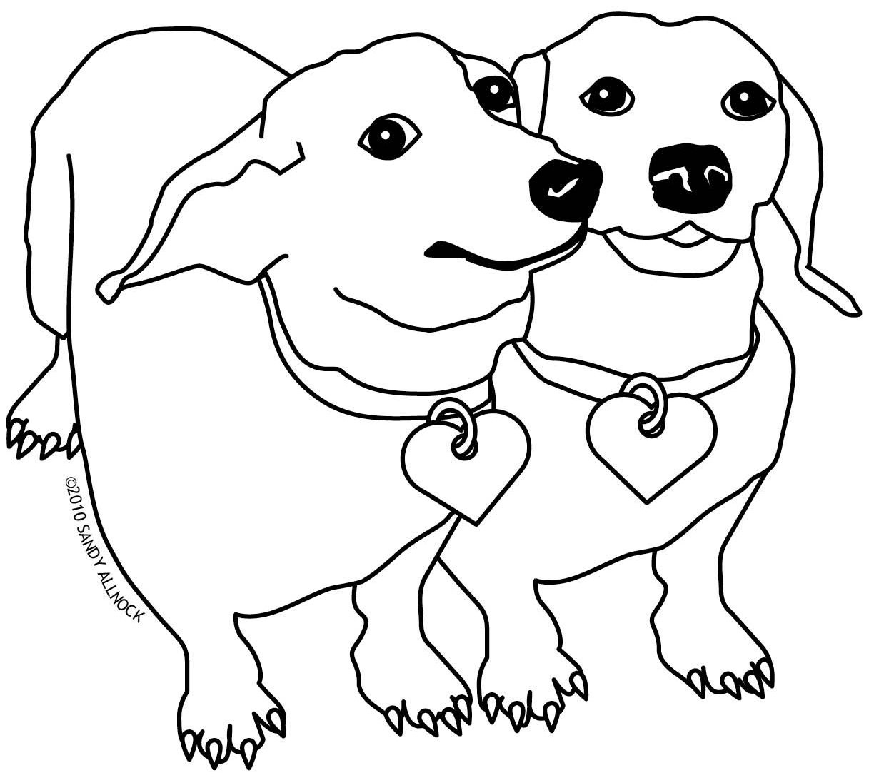 17 Dachshund Coloring Pages Ideas | Dachshund, Coloring Pages, Dog inside Free Printable Dachshund Coloring Pages