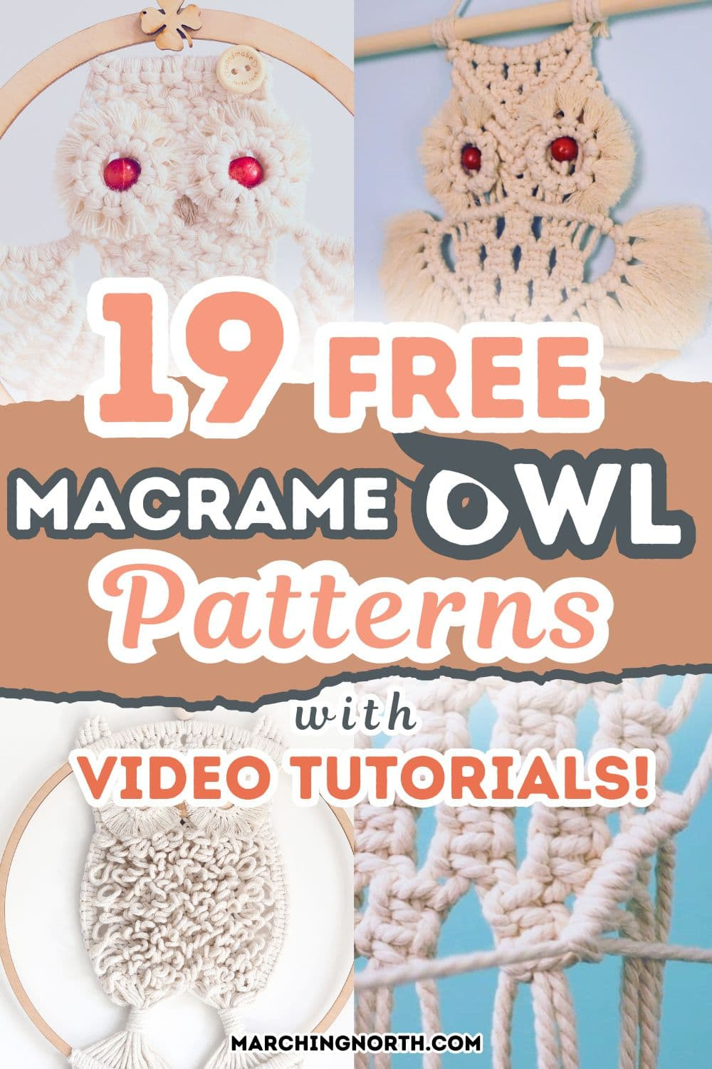 19 Free Macrame Owl Patterns: Easy To Follow Video Tutorials for Printable Macrame Owl Pattern Free